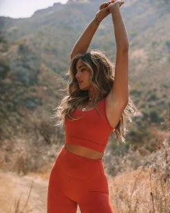 ALL-001 In Motion Sports Bra - Terracotta - FINAL SALE