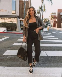 ENTR-001 Seattle Cotton Pocketed Acid Wash Blazer - FINAL SALE