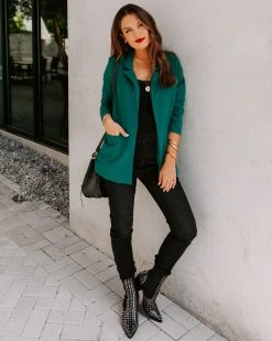 TCEC-001 Benley Pocketed Blazer - FINAL SALE