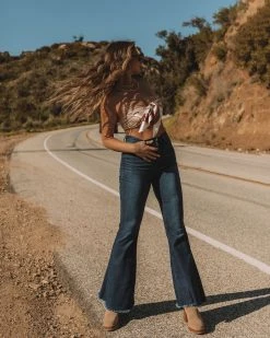 SNEA-001 Astrid High Rise Stretch Flare Jeans - FINAL SALE