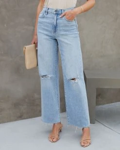 HIDD-002 Alec High Rise Distressed Dad Jeans