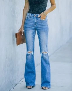 FLYI-001 Bella High Rise Flare Denim - LAST CHANCE