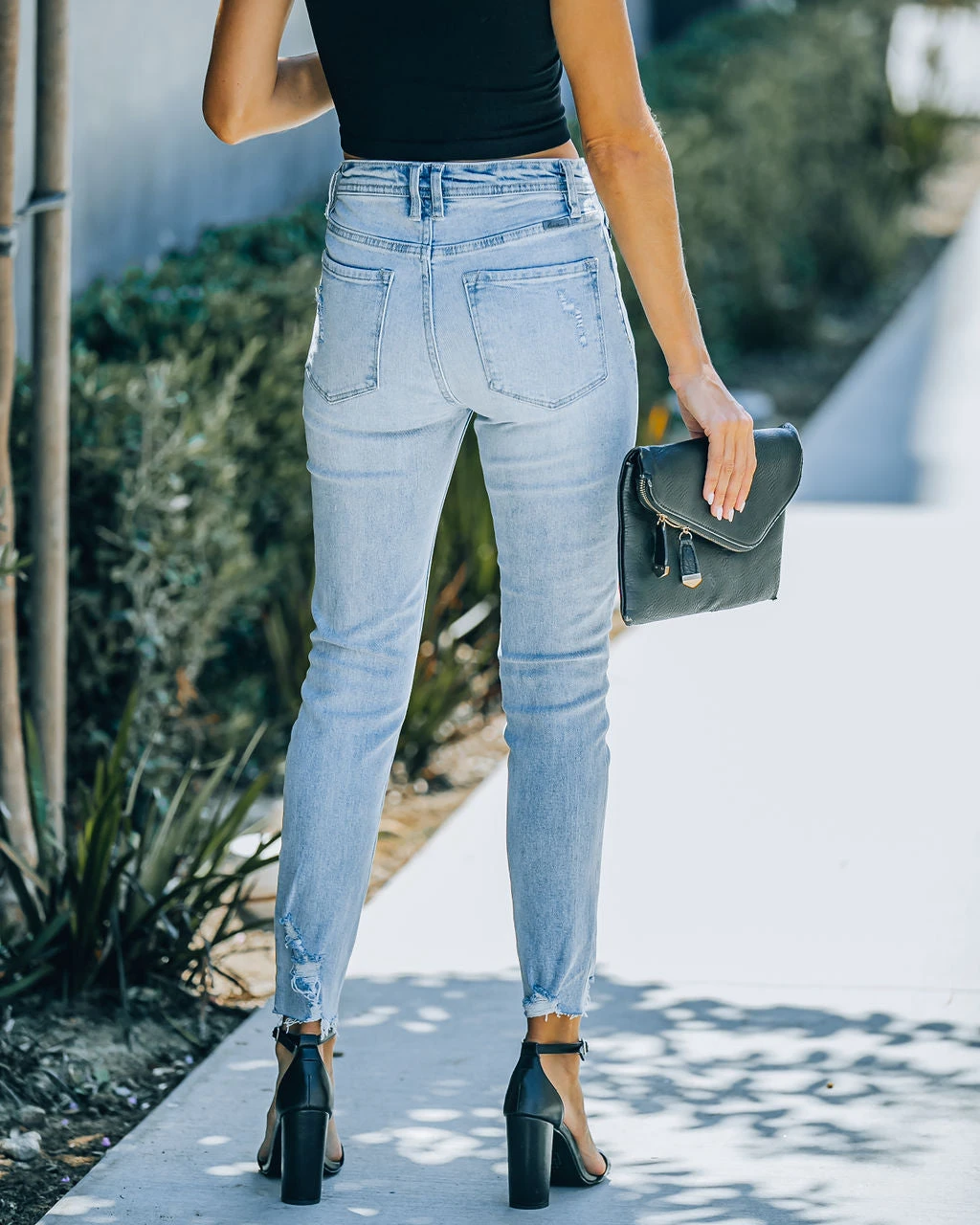 KANC-001 Dixie High Rise Tapered Denim - FINAL SALE - Image 2