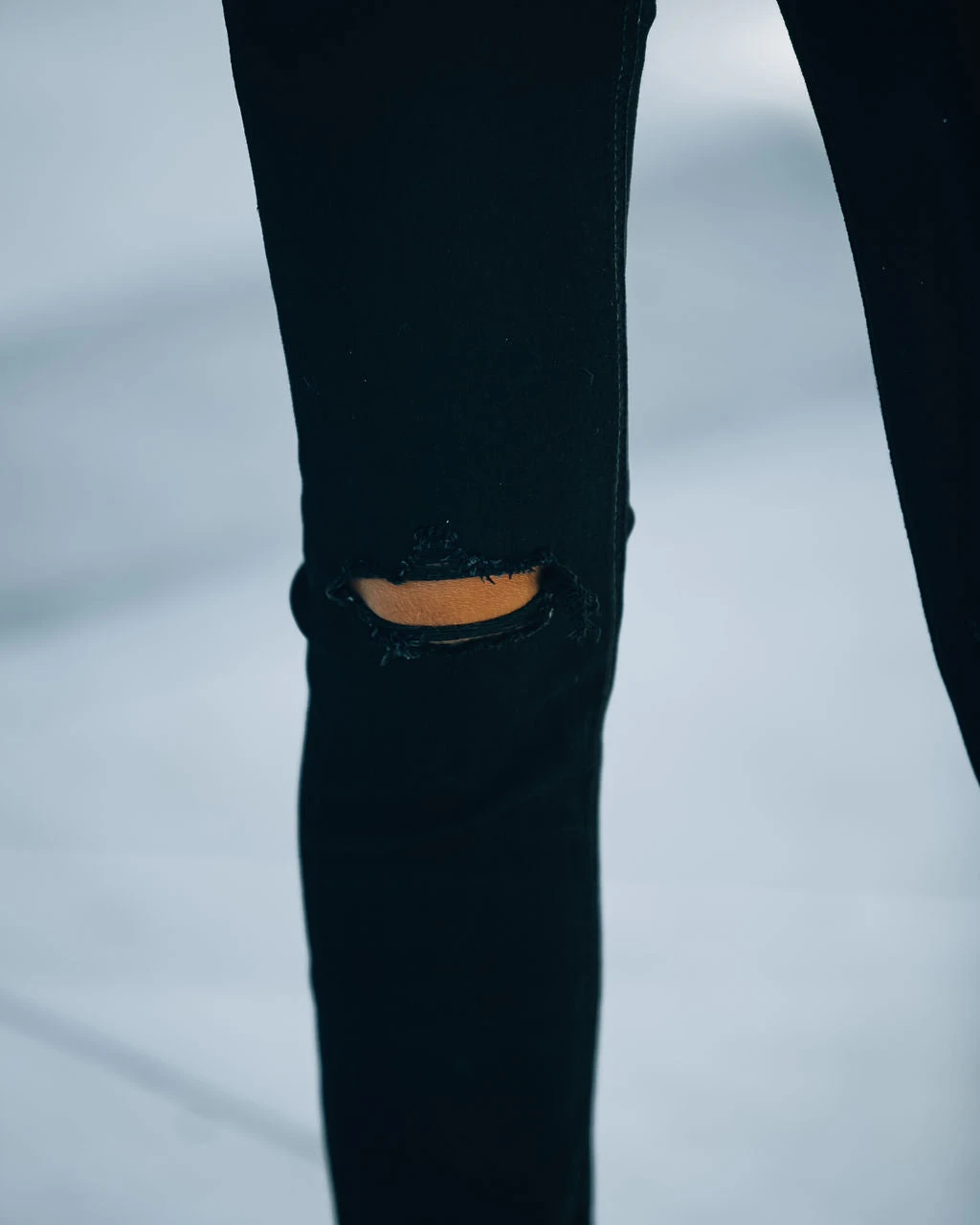 FLYI-001 Cruz High Rise Stretch Distressed Straight Jeans - FINAL SALE - Image 2