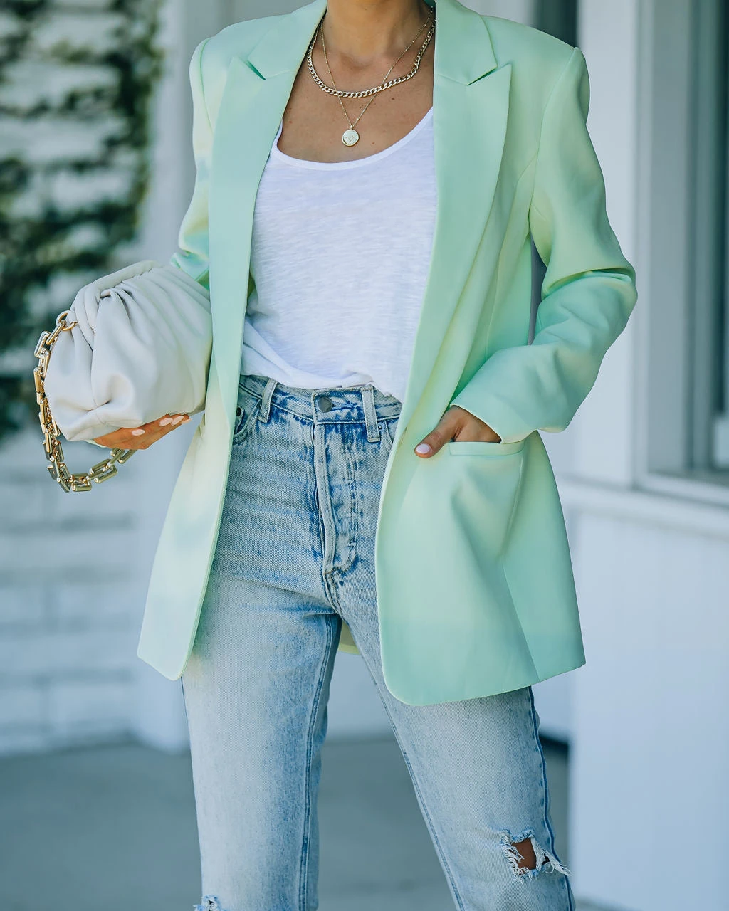 ENDL-001 Standards Pocketed Blazer - Pistachio - SALE - Image 8