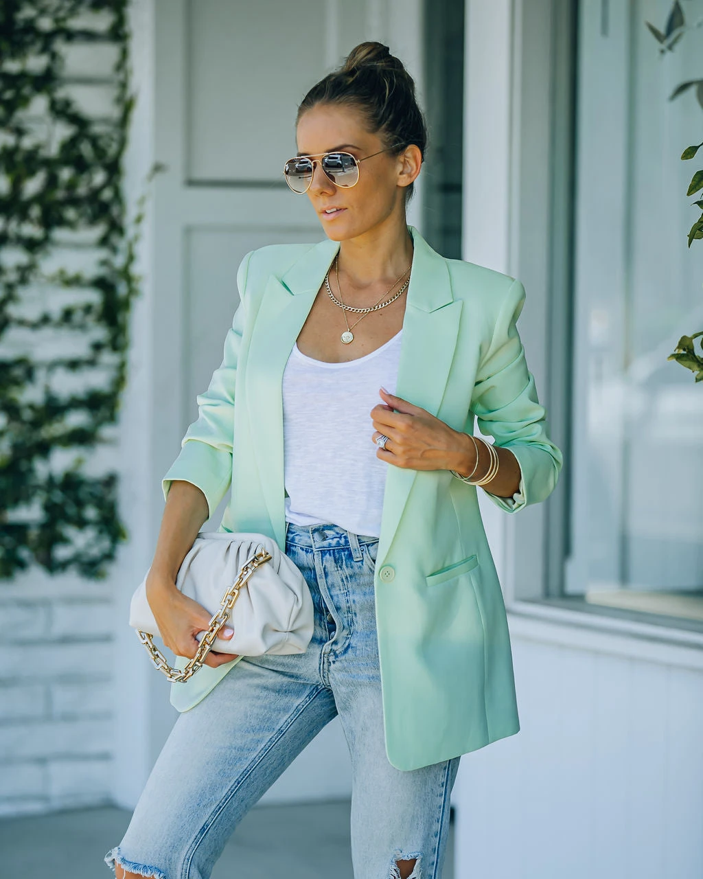 ENDL-001 Standards Pocketed Blazer - Pistachio - SALE - Image 9