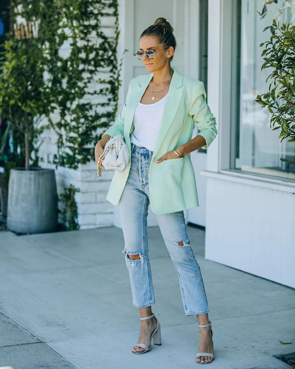 ENDL-001 Standards Pocketed Blazer - Pistachio - SALE - Image 6