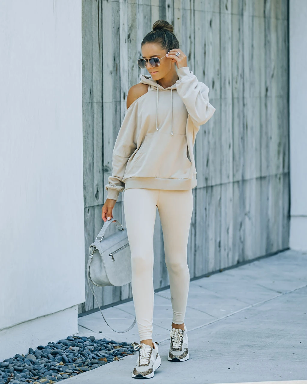 ALL-001 Warm Up Cotton Pocketed Cutout Hoodie - FINAL SALE - Image 8