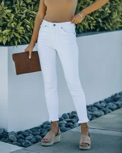 KANC-001 Willah High Rise Split Ankle Skinny - FINAL SALE