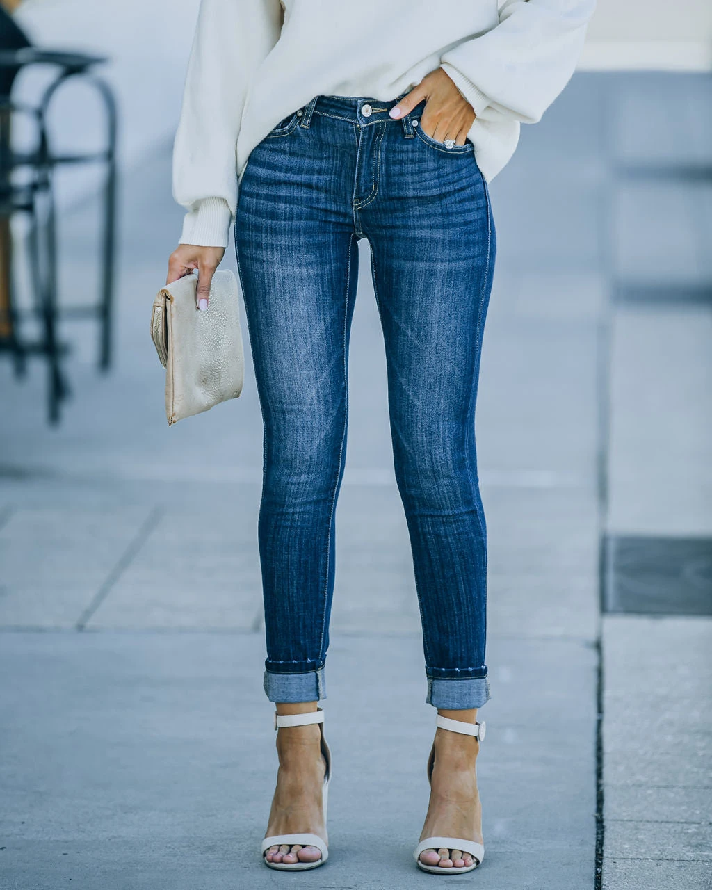 KANC-001 Kearny Classic Mid Rise Skinny - FINAL SALE