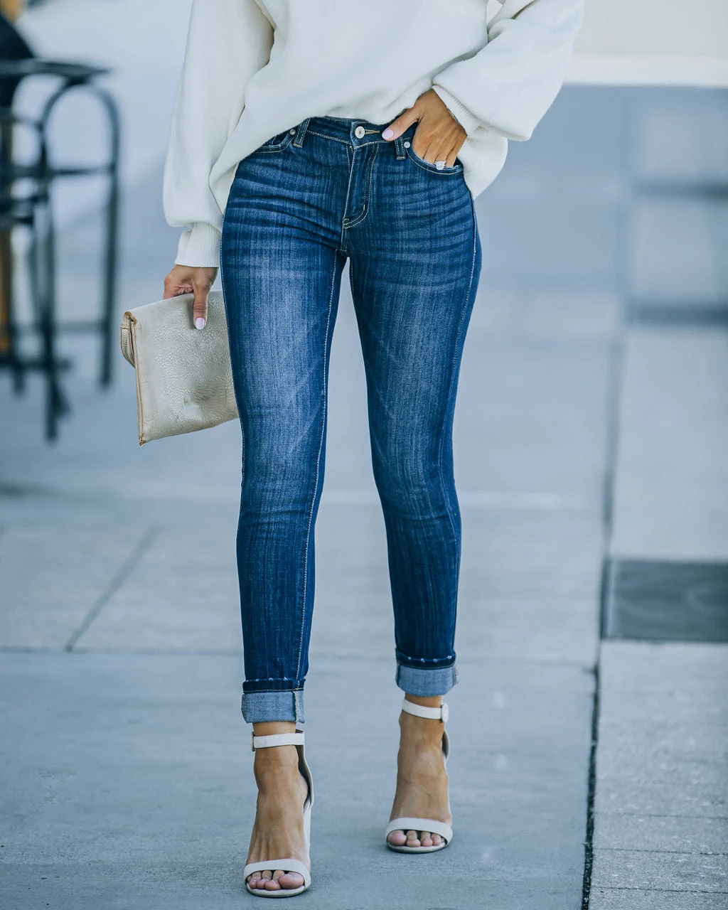 KANC-001 Kearny Classic Mid Rise Skinny - FINAL SALE - Image 9