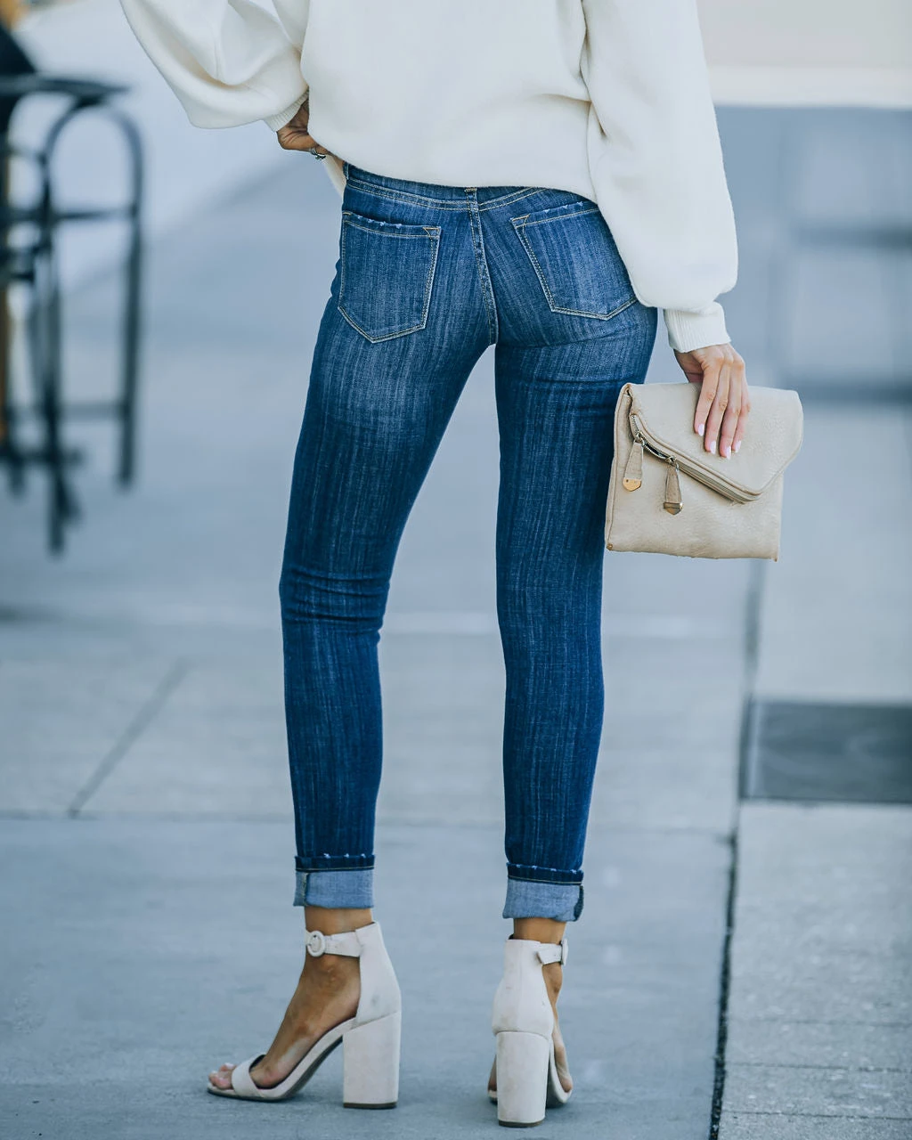 KANC-001 Kearny Classic Mid Rise Skinny - FINAL SALE - Image 4