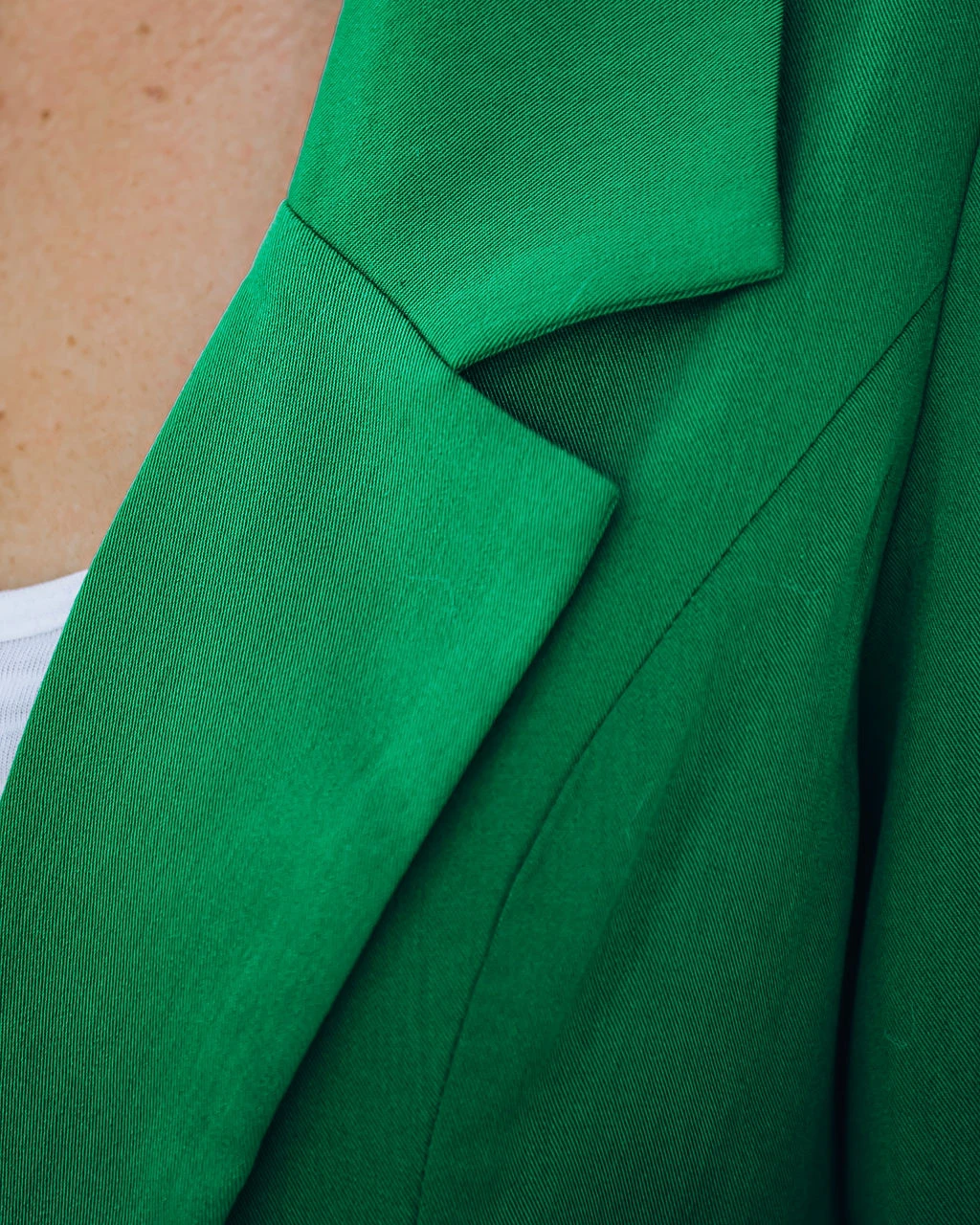 SUGA-001 Runway Pocketed Blazer - Kelly Green - FINAL SALE - Image 4