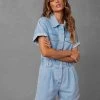 POLA-001 Hot Shot Denim Romper