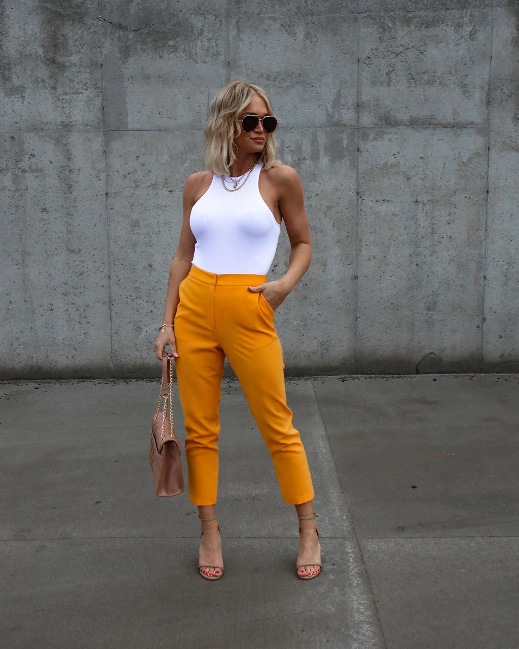 MONO-001 Justice Ribbed Bodysuit - White - SALE - Image 3