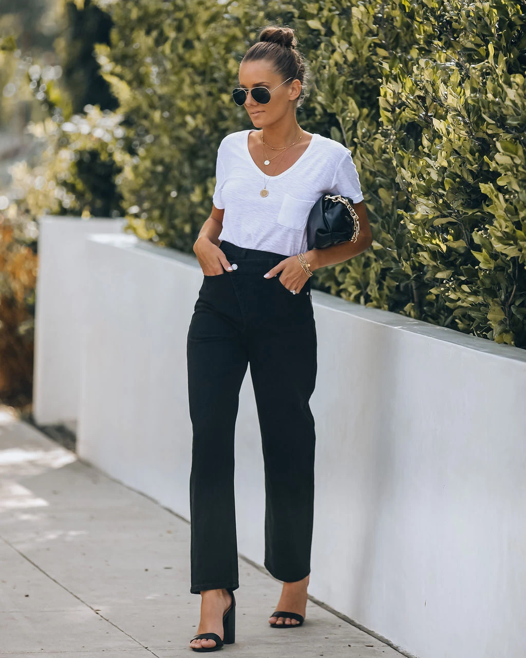 ENDL-001 Criss Cross High Rise Denim - FINAL SALE - Image 3