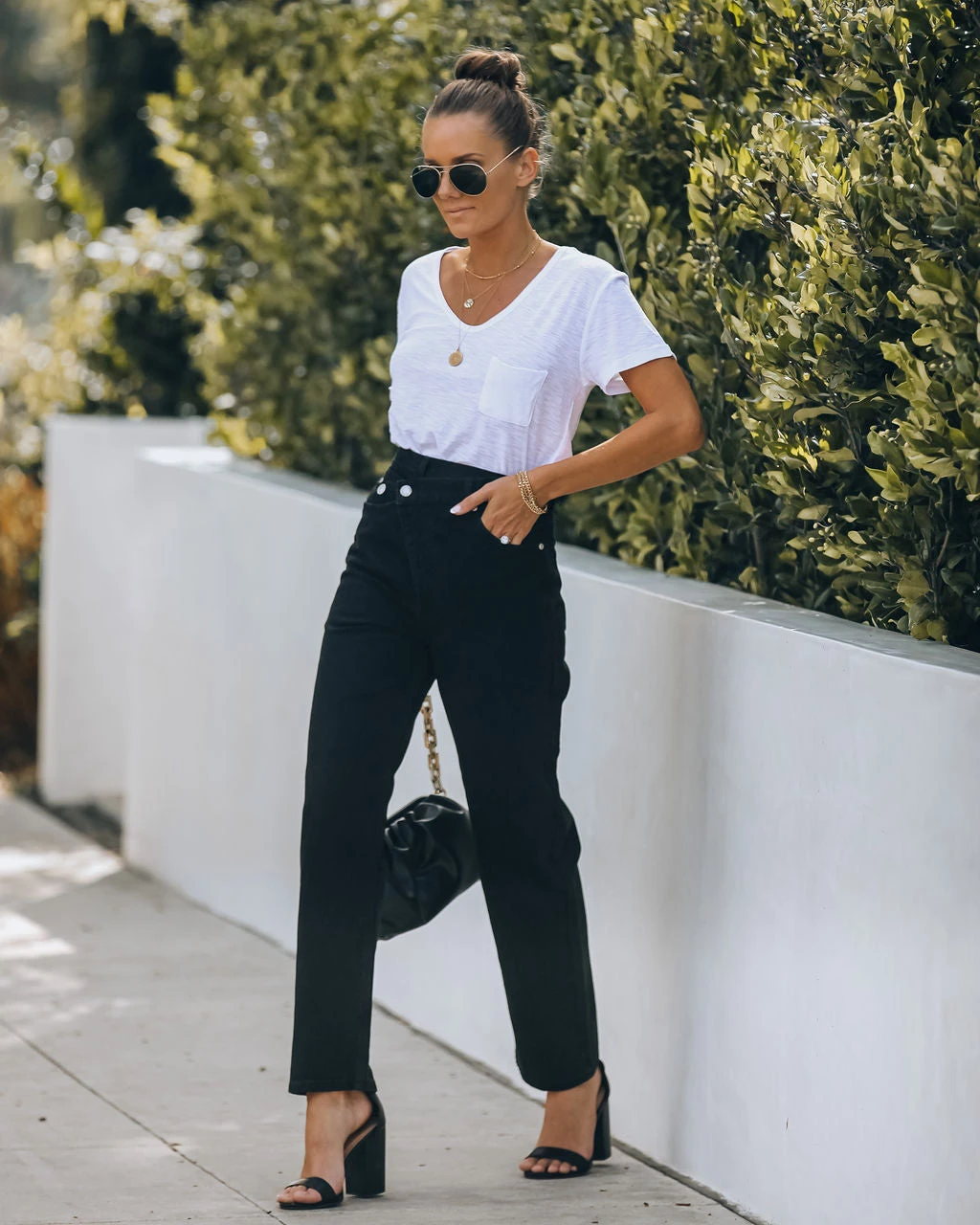 ENDL-001 Criss Cross High Rise Denim - FINAL SALE - Image 9