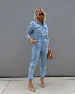 IDEM-001 Loreto Denim Jumpsuit - SALE