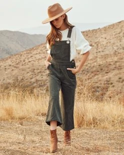 LIST-001 Luka Pocketed Corduroy Overalls - LAST CHANCE