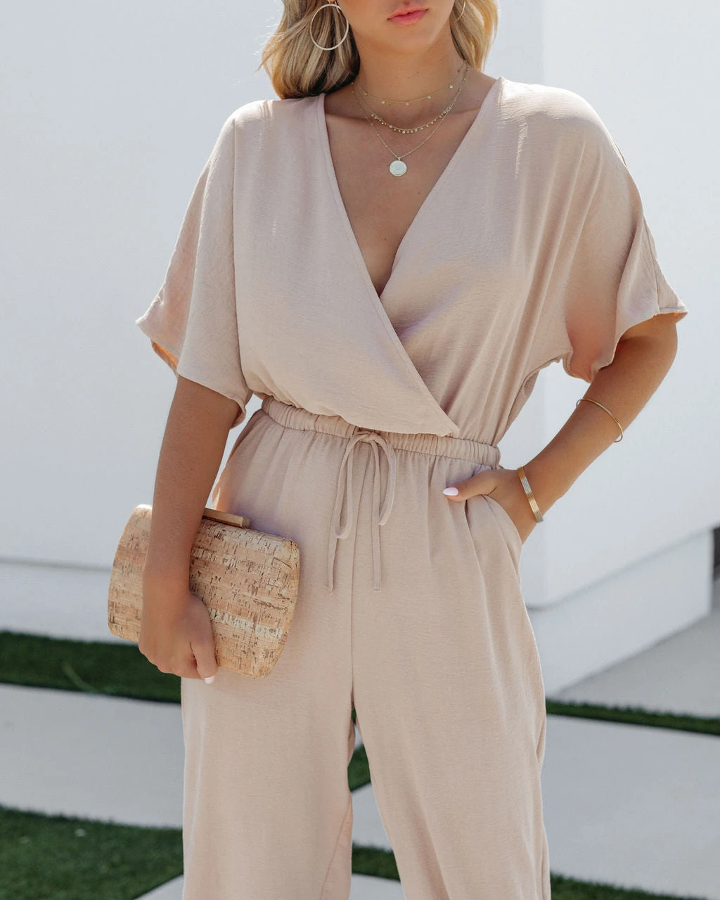 GILL-001 Matheo Jumpsuit - Taupe - FINAL SALE - Image 9