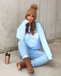 LULU-001 Mont Blanc Switzerland Sweatshirt - FINAL SALE