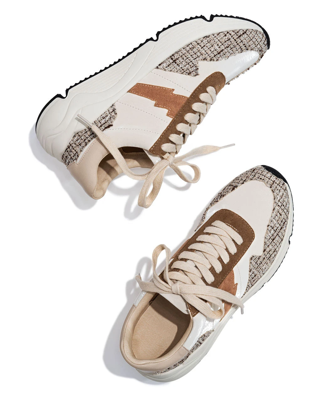 MIRA-001 Pamela Tweed Running Sole Sneaker - Image 3