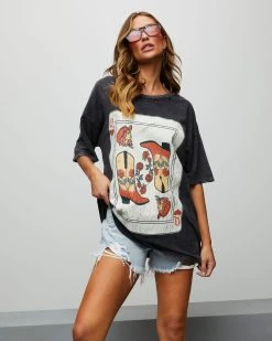 PROM-001 PREORDER - Poker Face Cotton Oversized Tee