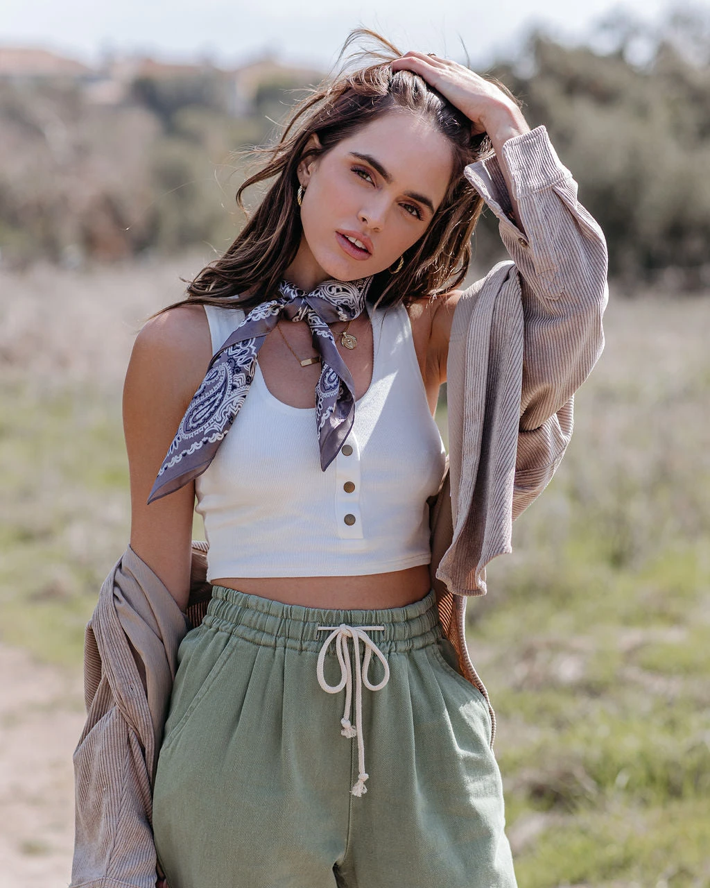 MUST-001 Quest Cotton Crop Racerback Tank - White - FINAL SALE - Image 5