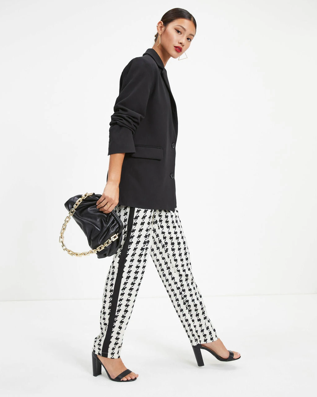 OLIV-001 She Knows It All Pocketed Blazer - Black - FINAL SALE - Image 5