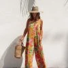 DRES-001 Tropical State Of Mind Pocketed Jumpsuit