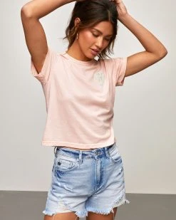 VINT-001 Under The Palm Tress Cotton Blend Tee