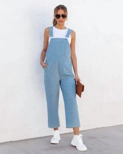 STOR-001 Billion Hearts Denim Jumpsuit - SALE