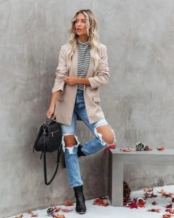 MOD -001 Bondy Pocketed Blazer - FINAL SALE