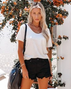 MONO-001 Daven Cotton + Modal Pocket Tee - Natural