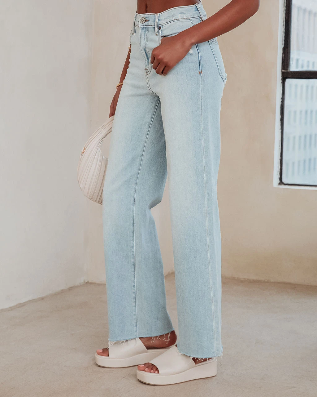 HIDD-002 Logan High Rise Stretch Wide Leg Jeans - Image 5