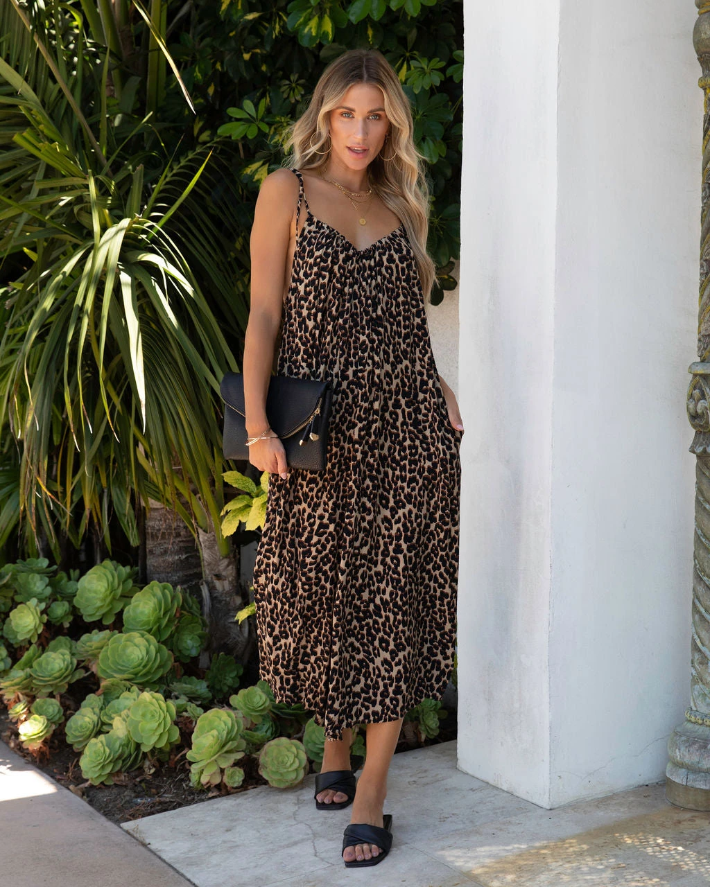 BY T-001 Running Wild Pocketed Leopard Jumpsuit - FINAL SALE - Image 9