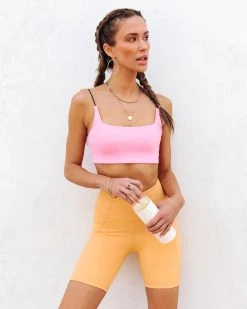 ALL-001 Sherbet Sports Bra - Bubble Gum - SALE