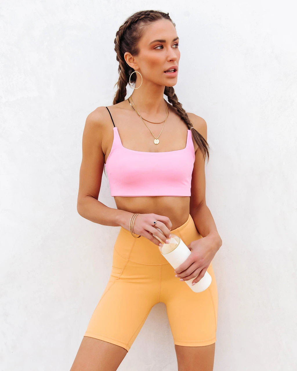 ALL-001 Sherbet Sports Bra - Bubble Gum - SALE