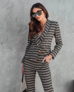 FORE-001 Simple Favor Pocketed Blazer - FINAL SALE