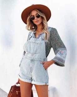BY T-001 Yosemite Cotton Pocketed Denim Overalls - LAST CHANCE